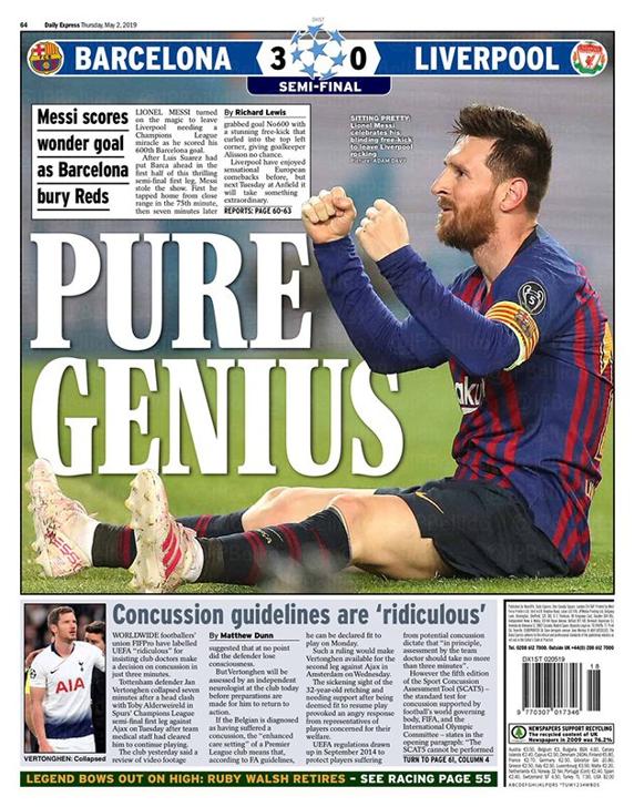 Daily Express · Messi