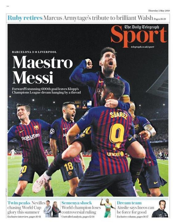 Daily Telegraph · Messi