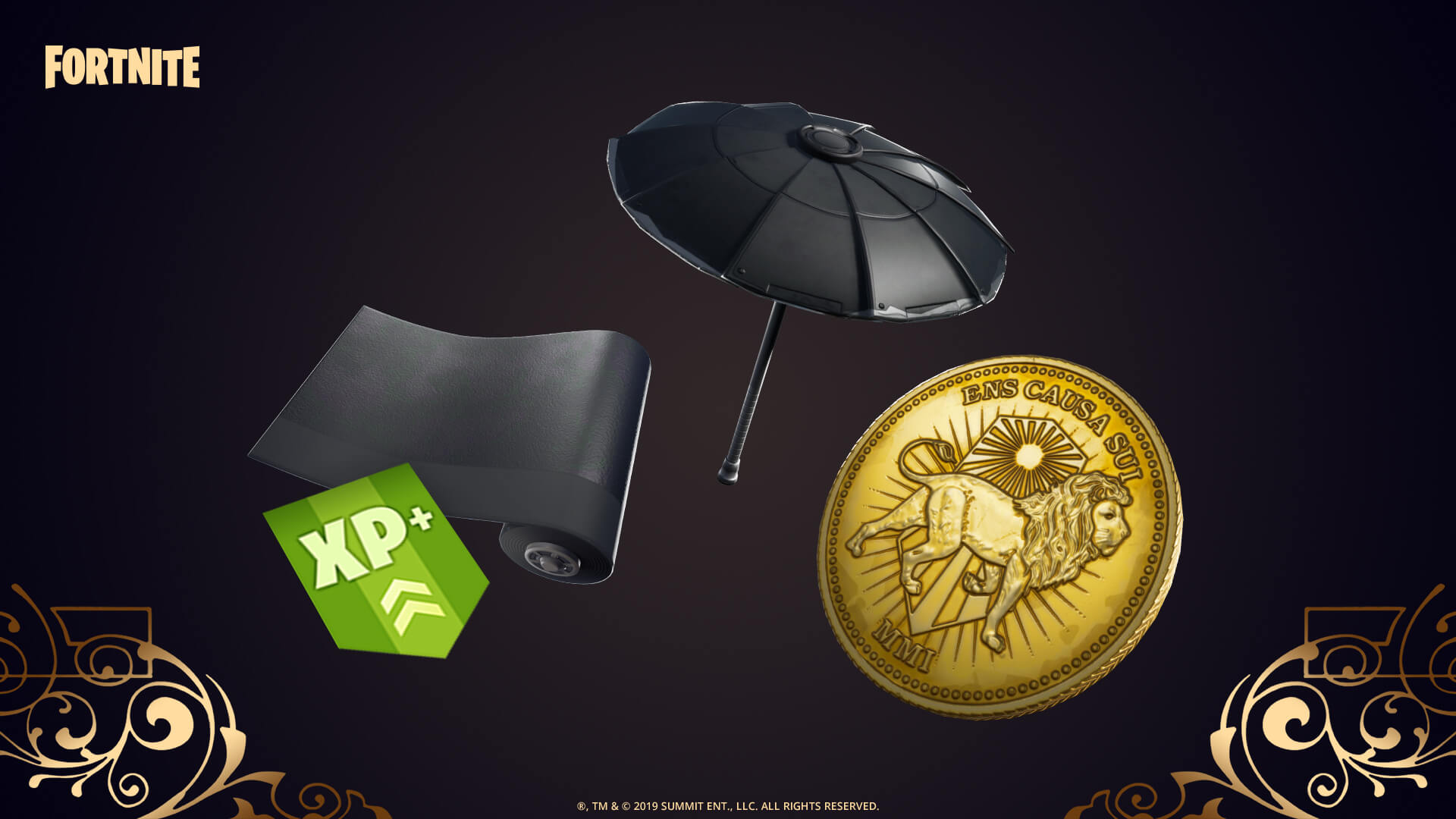 Fichas doradas para el evento 'la recompensa de Wick' de Fortnite