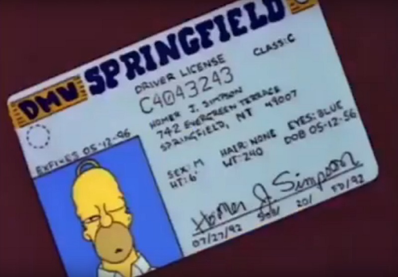 Licencia Homero