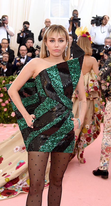 Miley Cyrus estuvo en la Met Gala