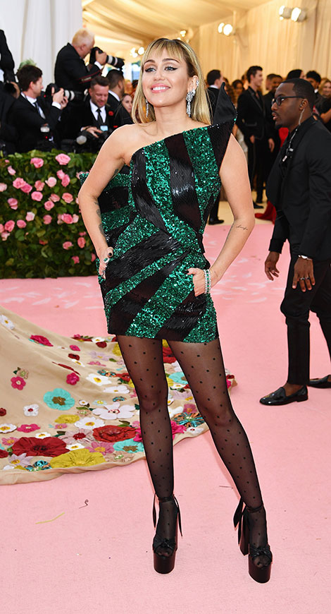 Miley Cyrus disfruta la Met Gala