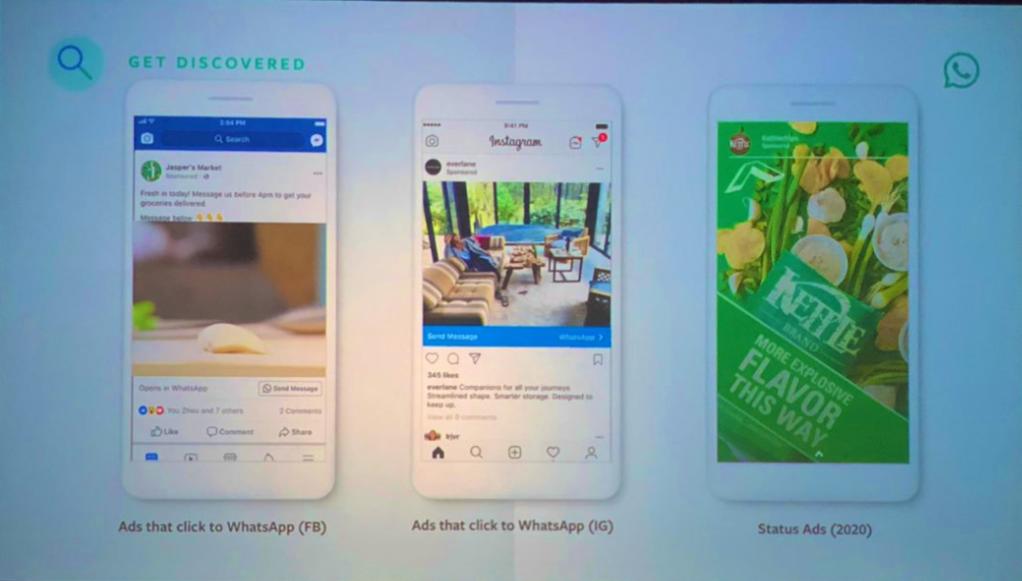 Imagen de publicidad en WhatsApp