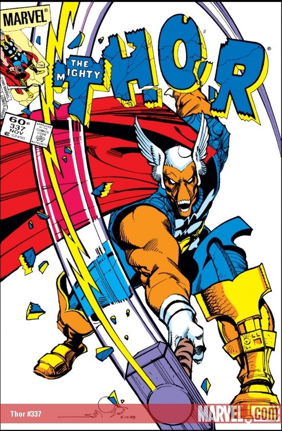 Beta Rey Bill empuña el martillo de Thor