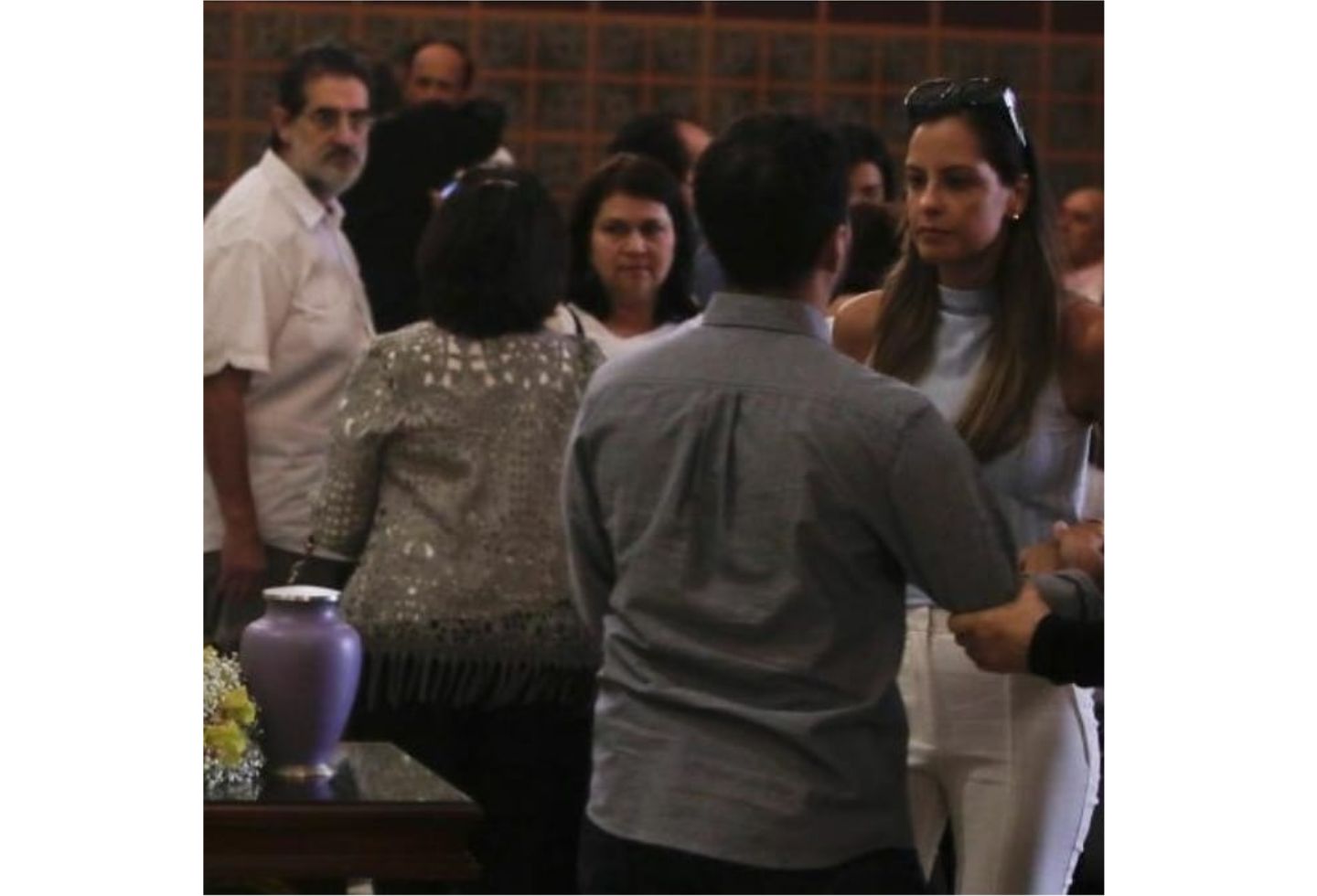 Laura Acuña así participó en la ceremonia de despedida de Jota Mario