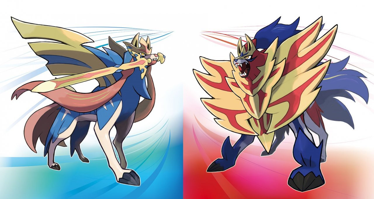 Los Pokémon Zacian y Zamazenta