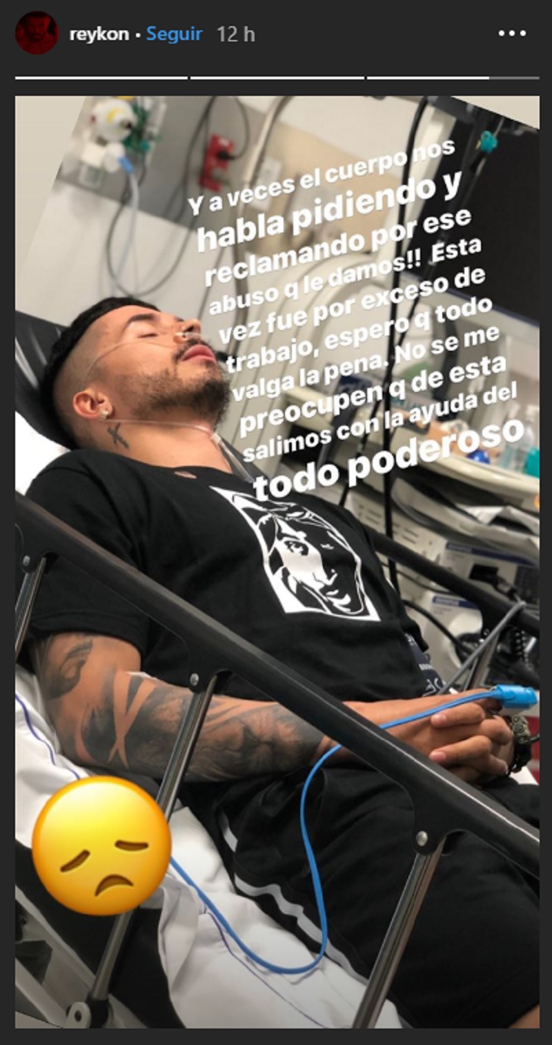Reykon hospitalizado