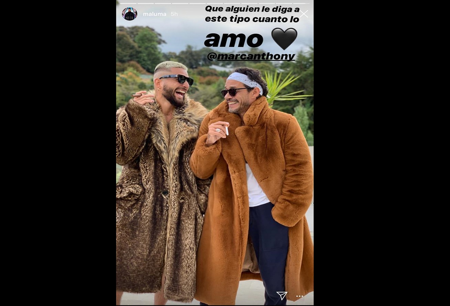 Maluma y Marc Anthony