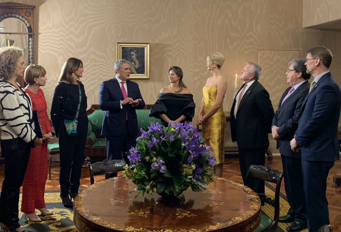 Ivanka Trump en la Casa de Nariño