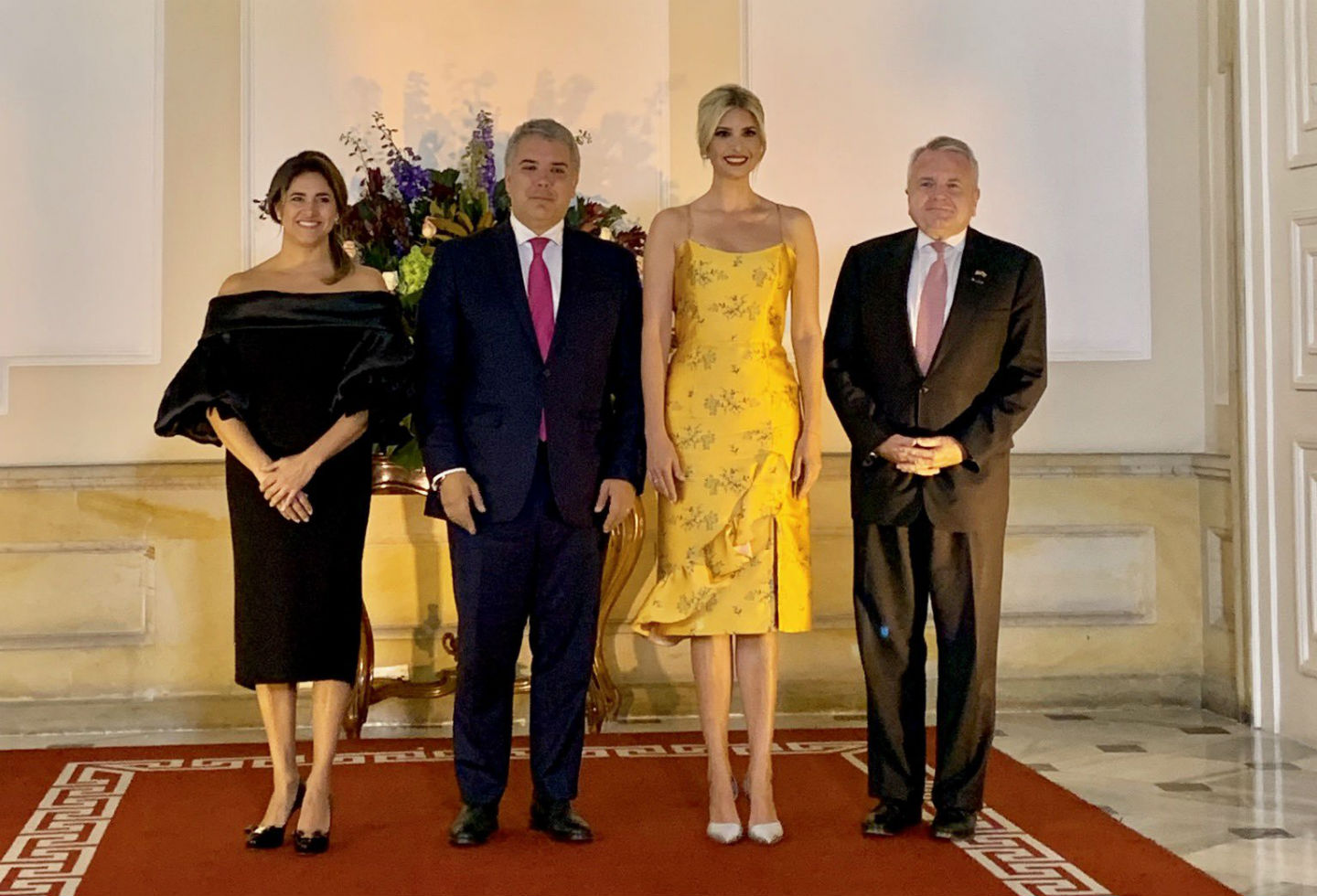 Ivanka Trump en la Casa de Nariño