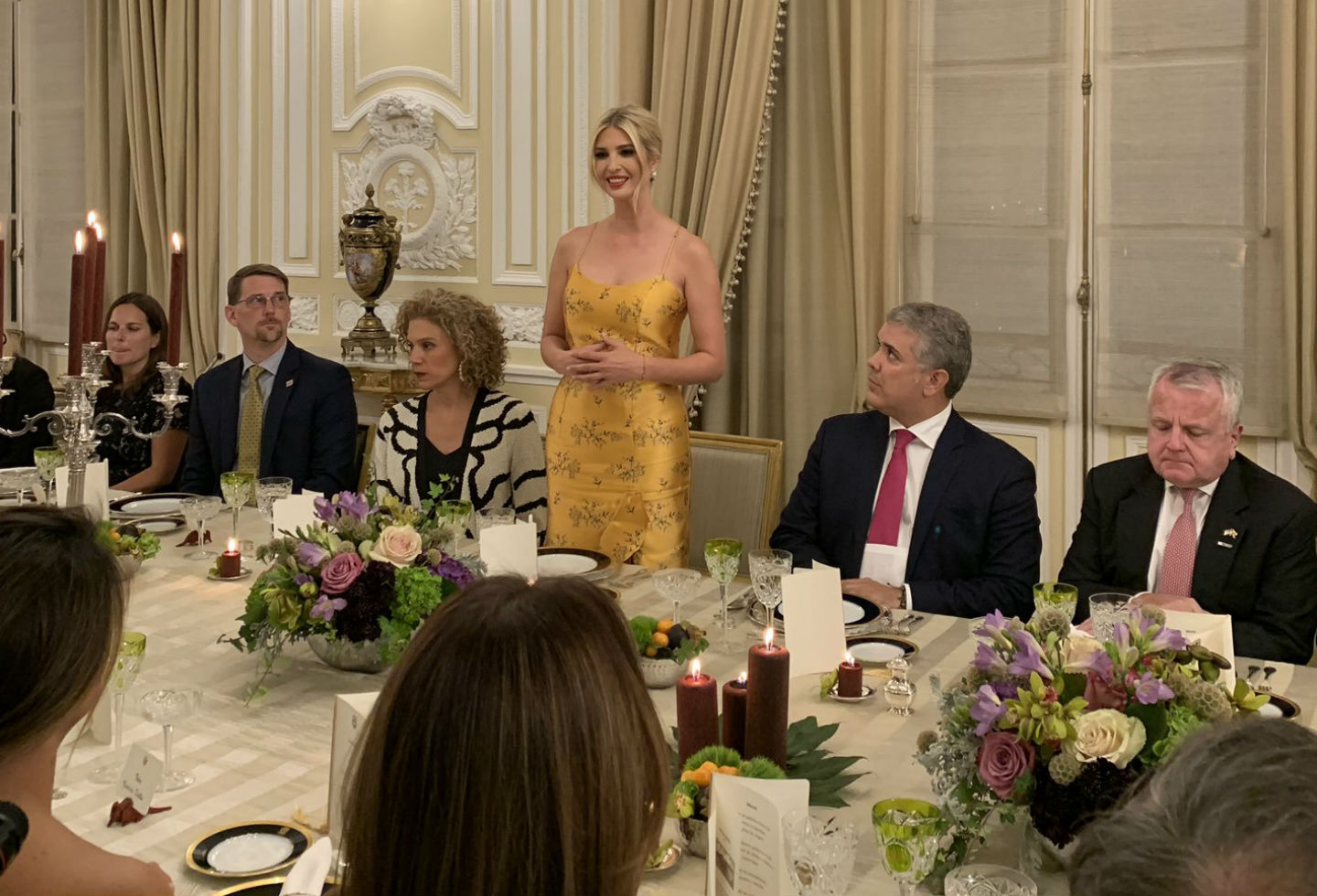 Ivanka Trump en la Casa de Nariño