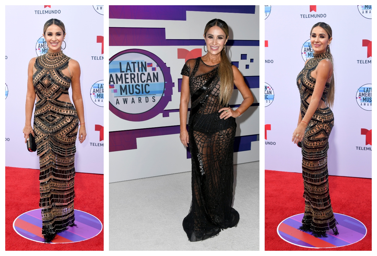Catherine Siachoque en los Latin AMAs