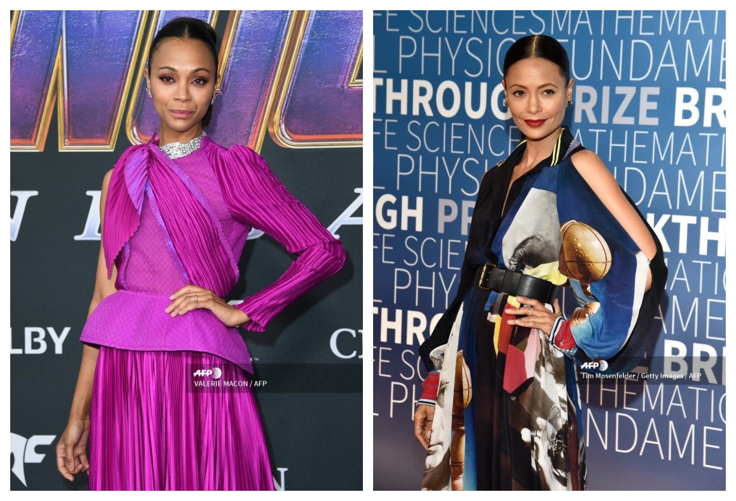 Thandie Newton y Zoe Saldaña