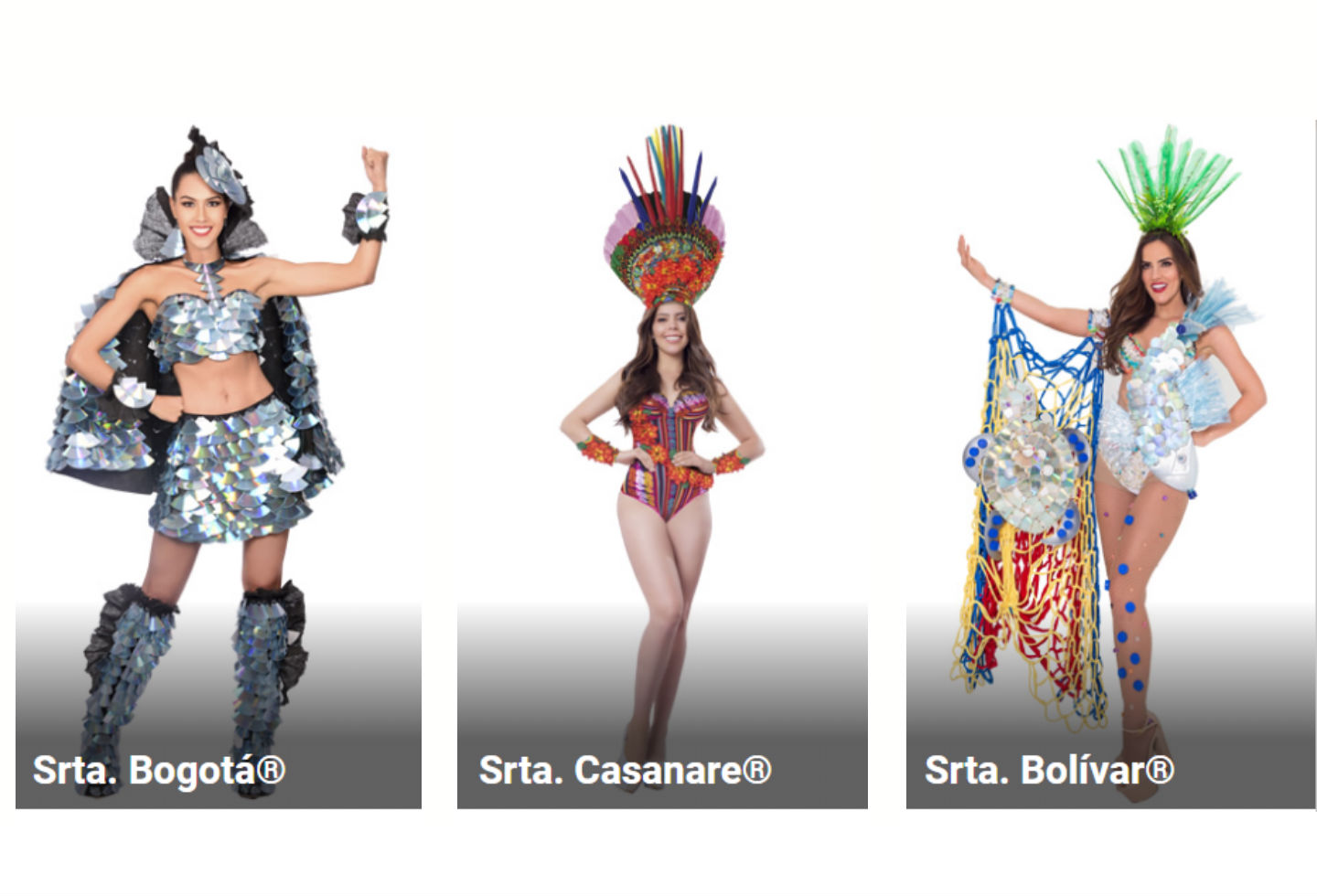 Traje artesanal candidatas a Señorita Colombia 2020