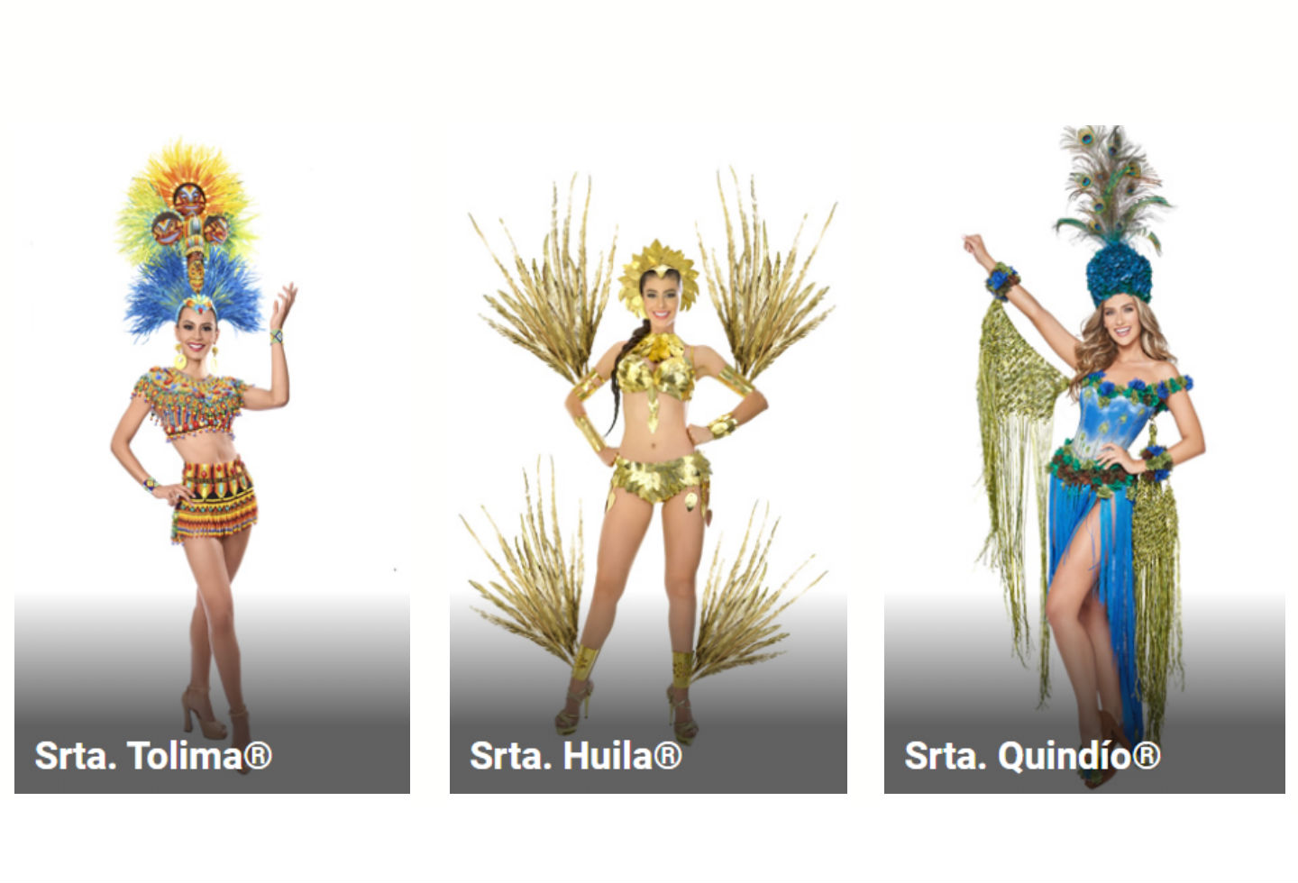 Traje artesanal candidatas a Señorita Colombia 2020