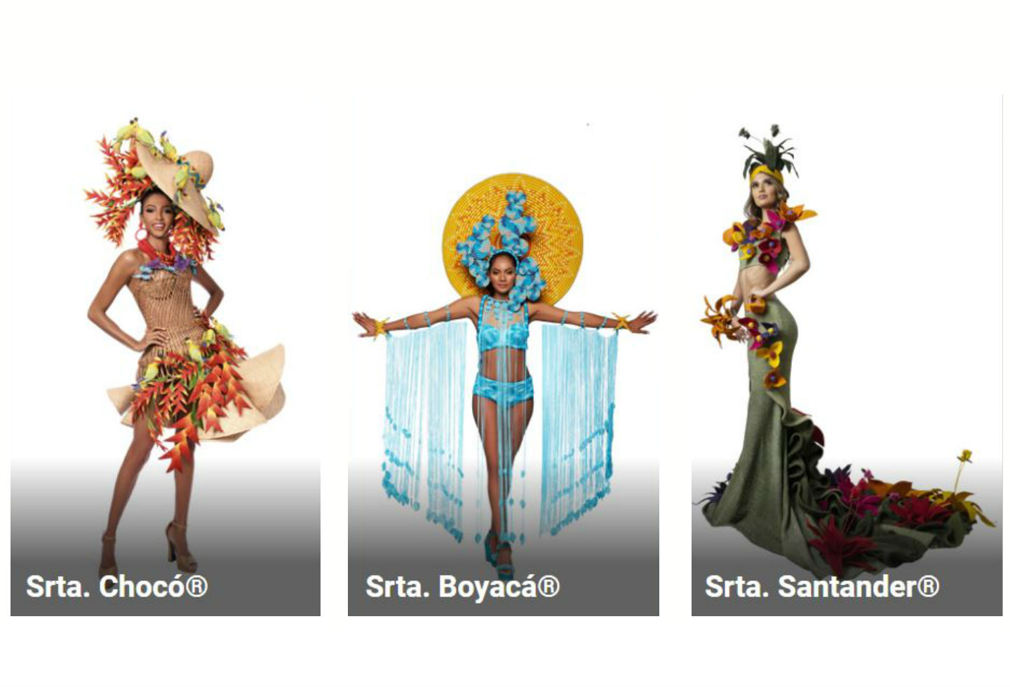 Traje artesanal candidatas a Señorita Colombia 2020