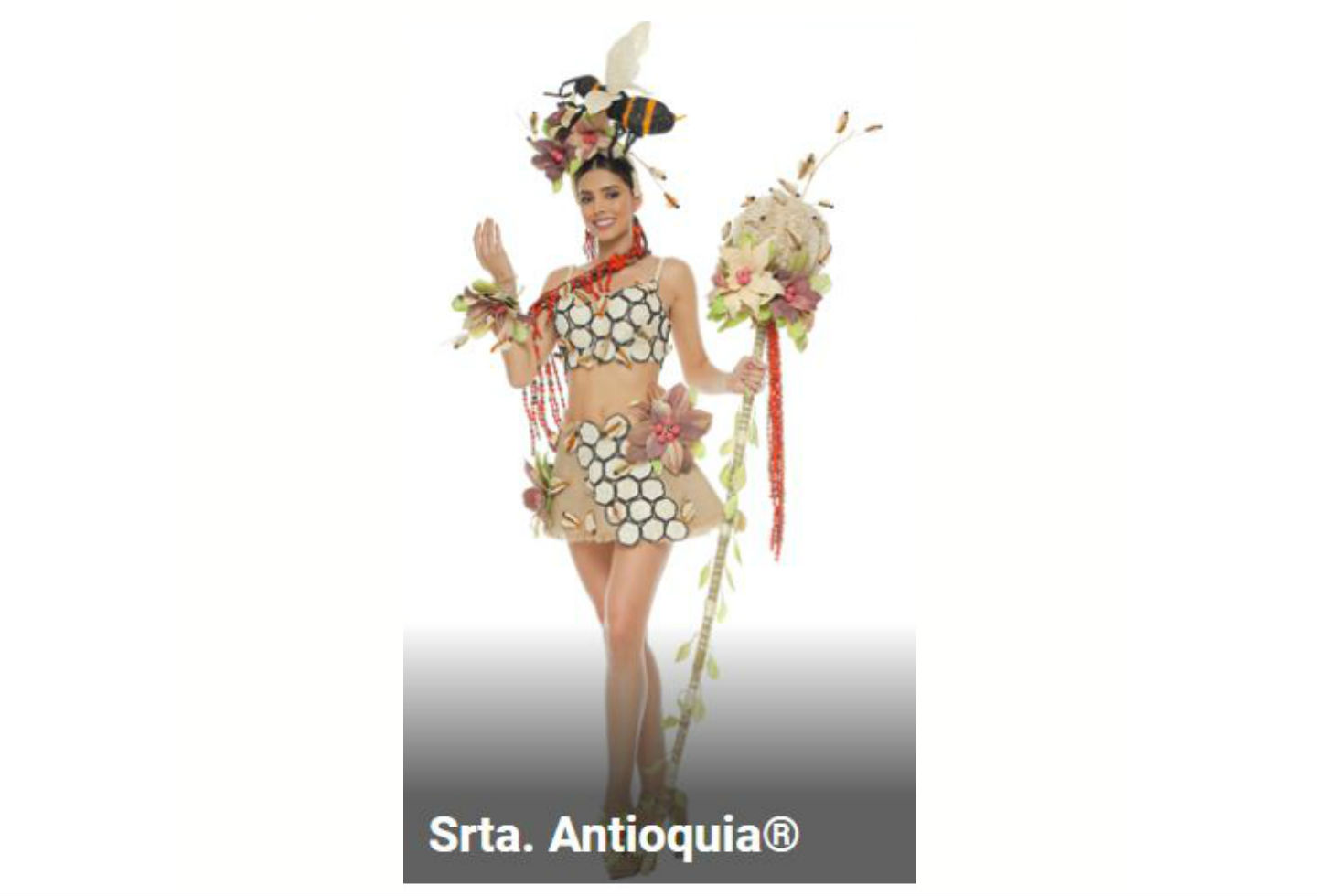 Traje artesanal candidatas a Señorita Colombia 2020