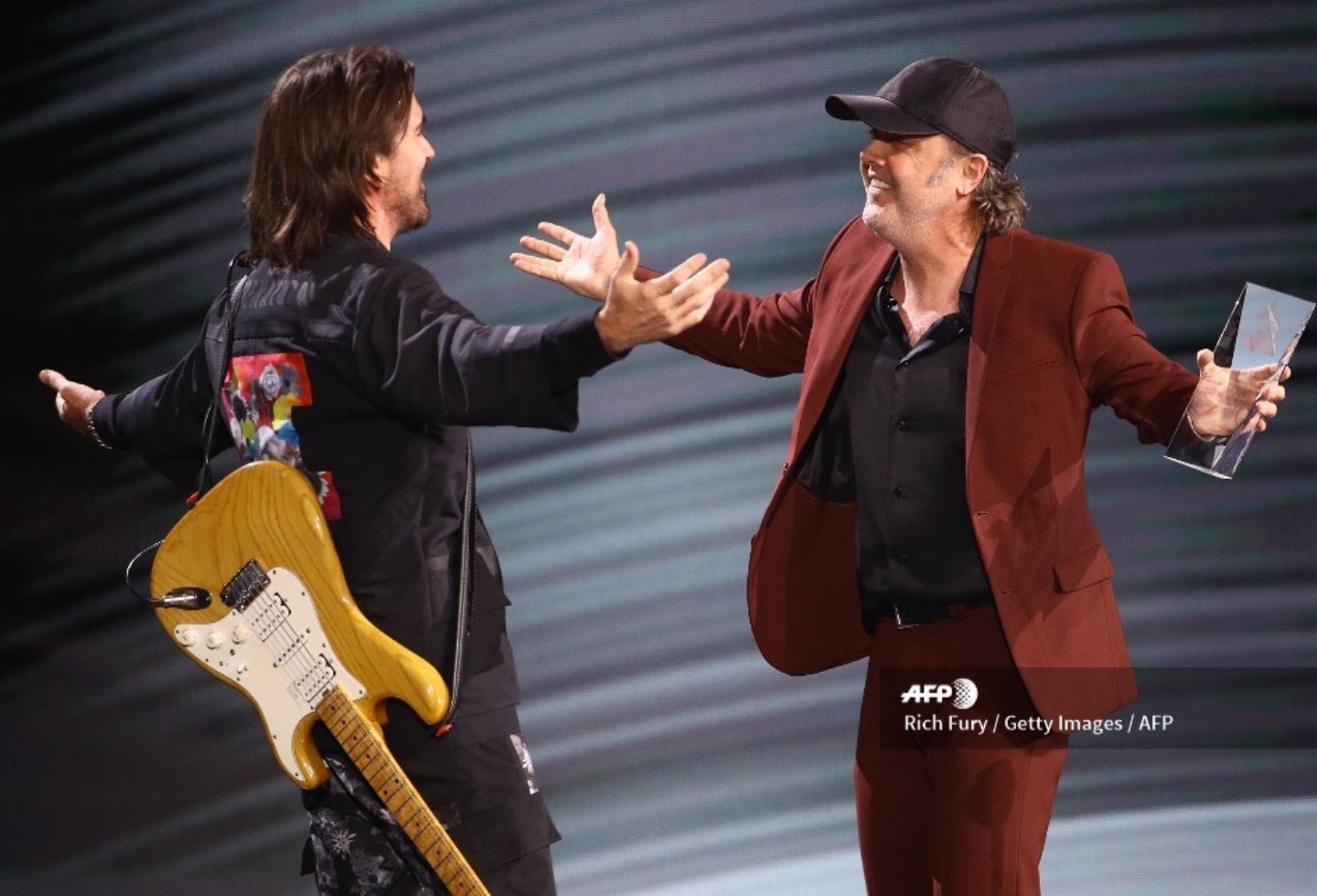 Juanes y Lars Ulrich