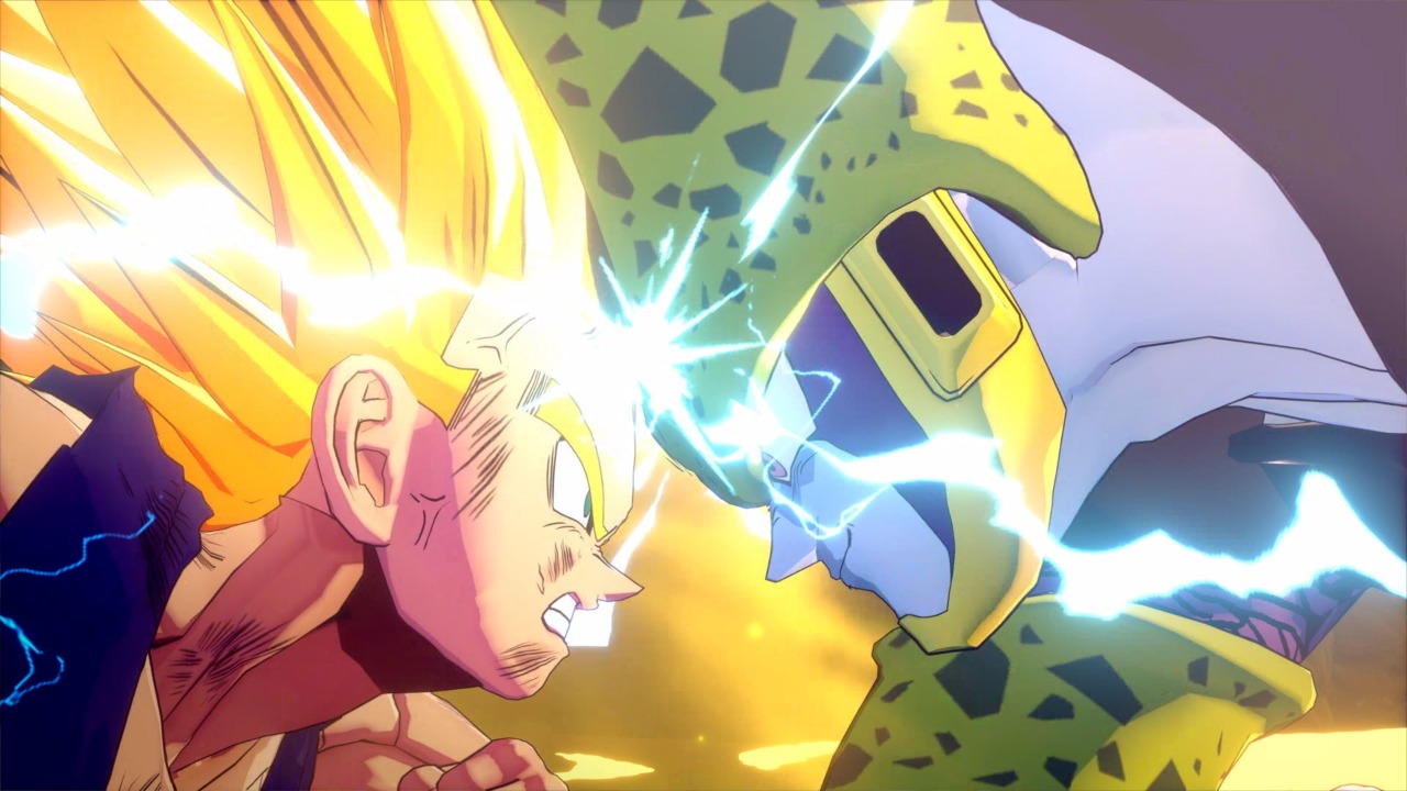 Gohan vs Cell en Dragon Ball Z: Kakarot