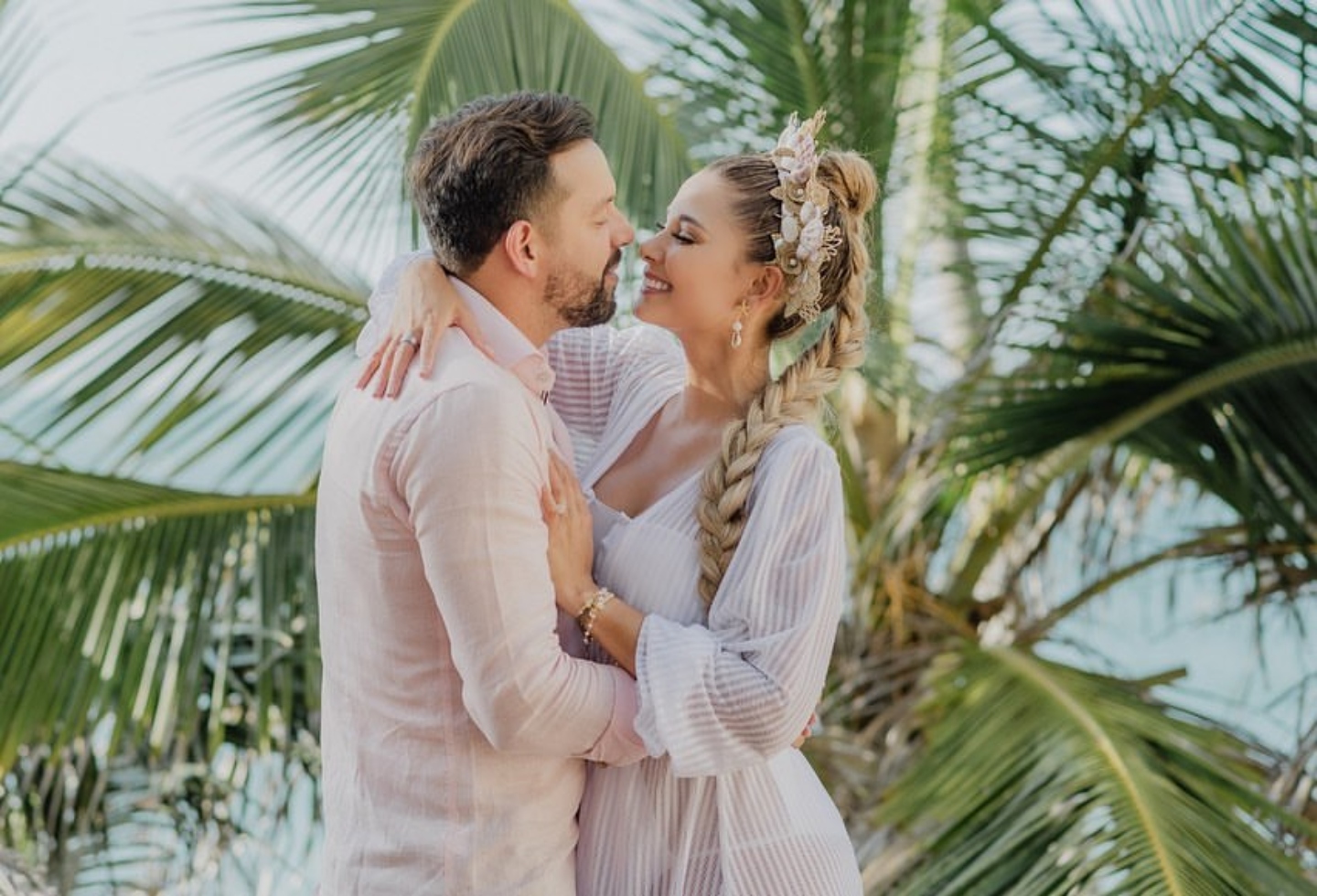 Así fue la boda de lujo entre Melissa Martínez y Matías Mier