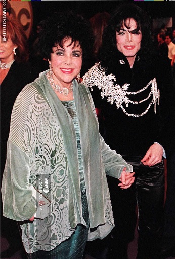 Elizabeth Taylor y Michael Jackson