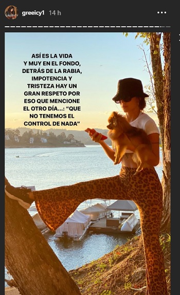 Greeicy, historias de Instagram
