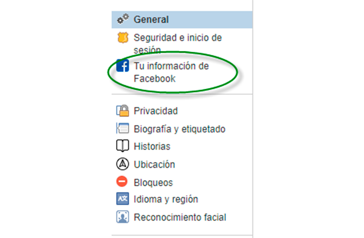 Facebook deja descargar la info del usuario