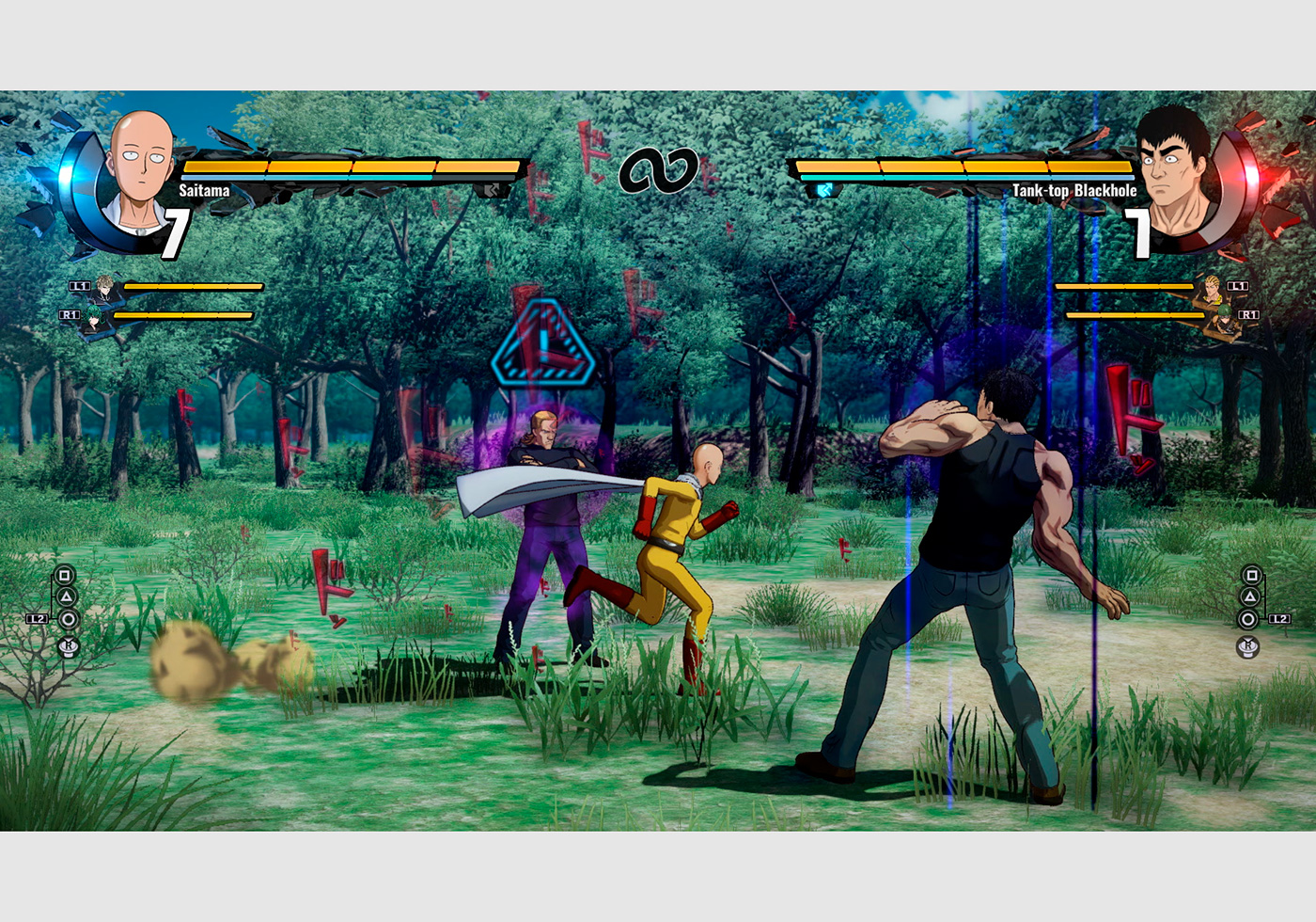 Bandas en el nuevo juego de One punch Man