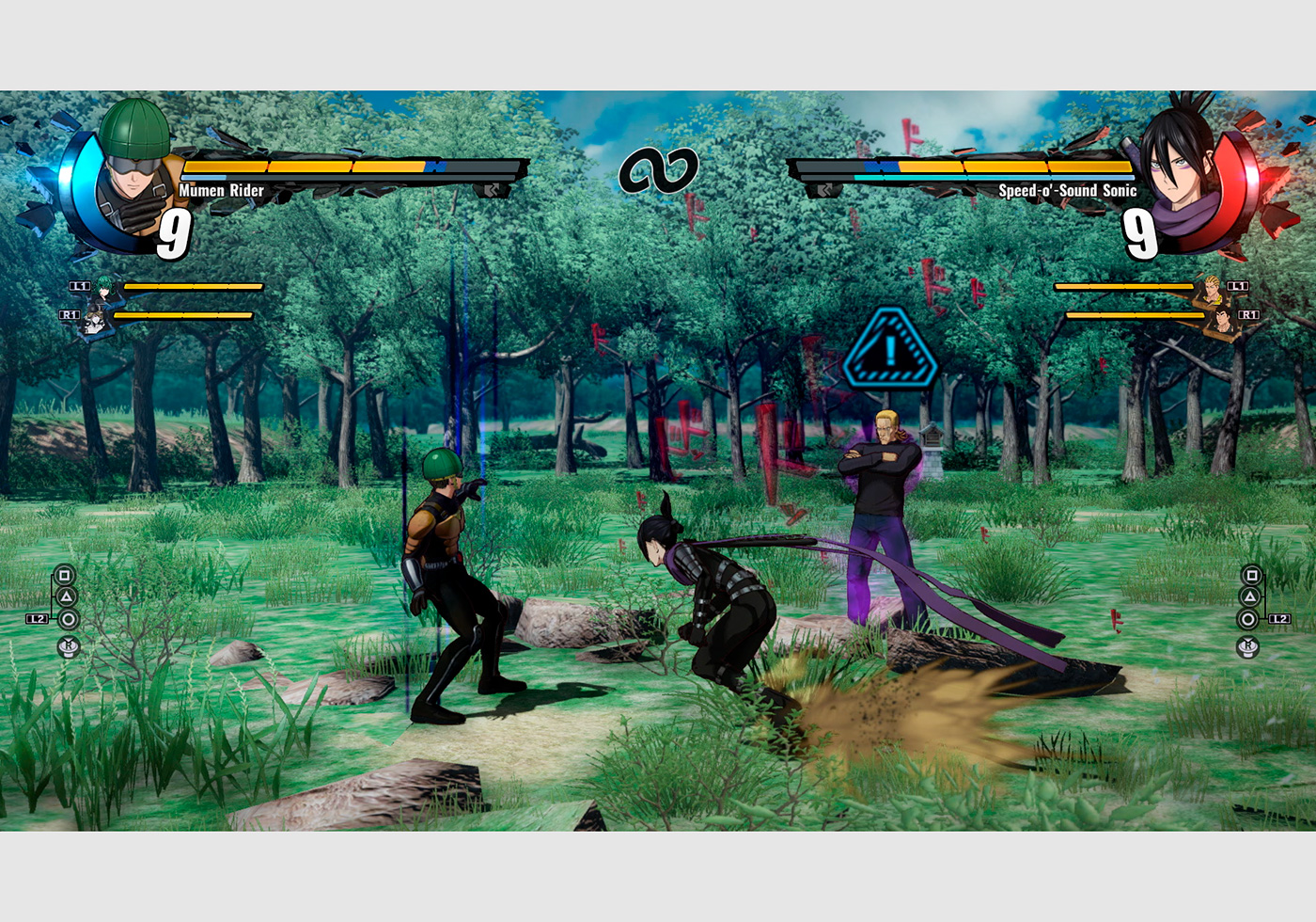 Pelea en el videojuego de One punch Man