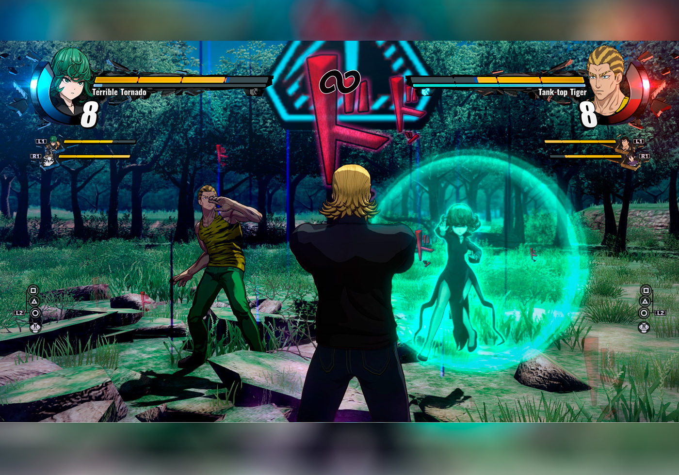 Combates en el nuevo juego de One punch Man
