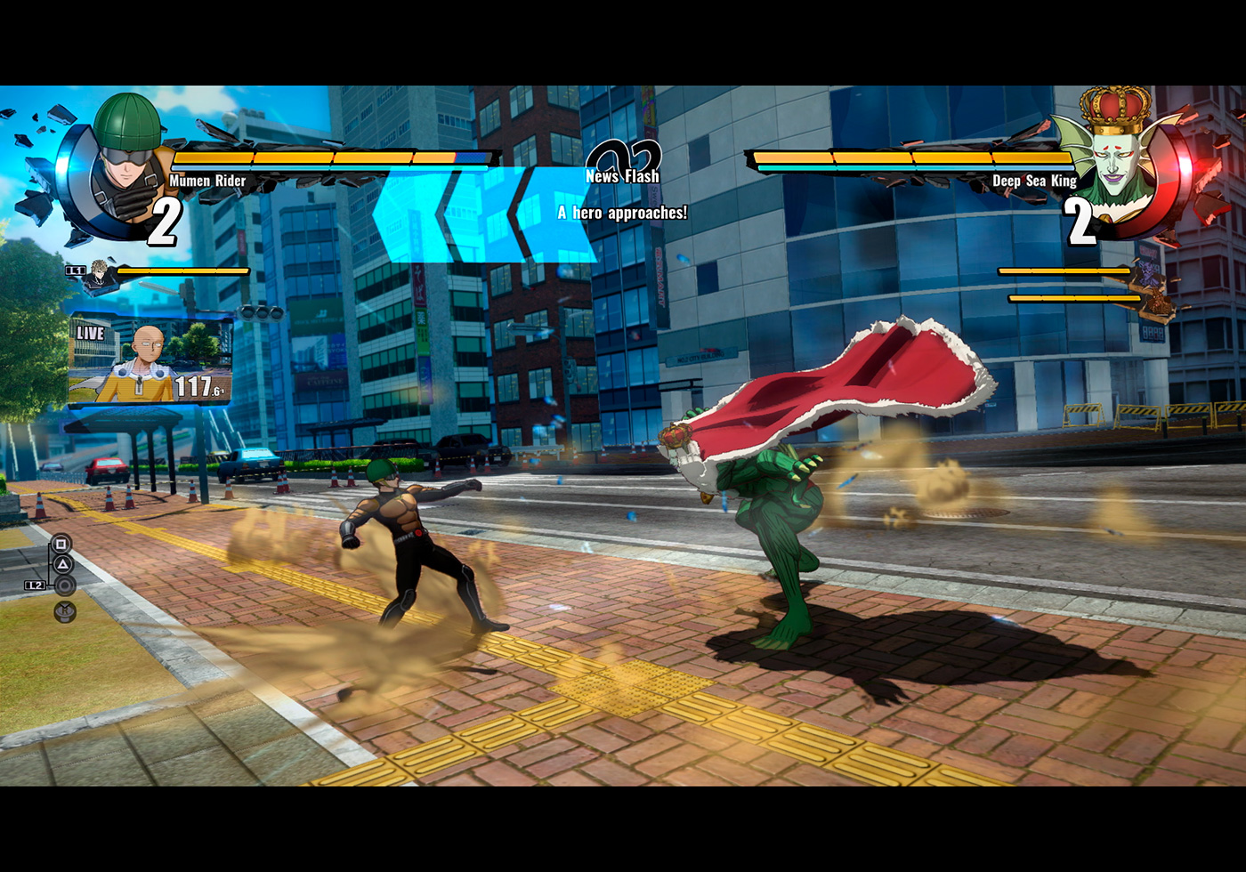 Modo historia del nuevo juego de One punch Man