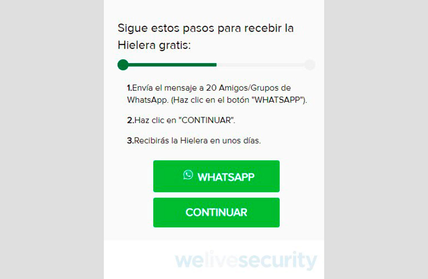 Estafa en WhatsApp con suplantación de Heiniken