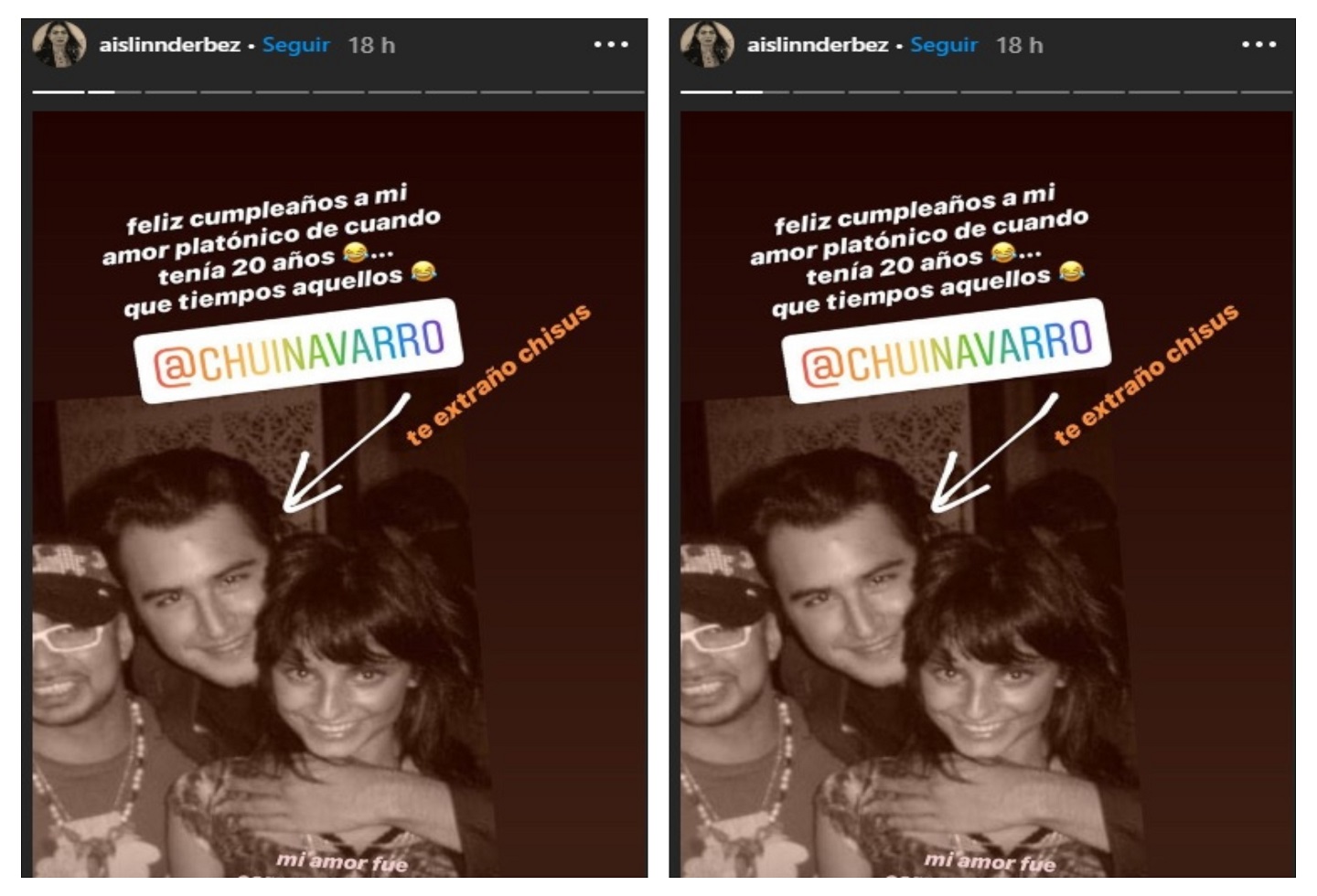 Aislin Derbez - historias Instagram