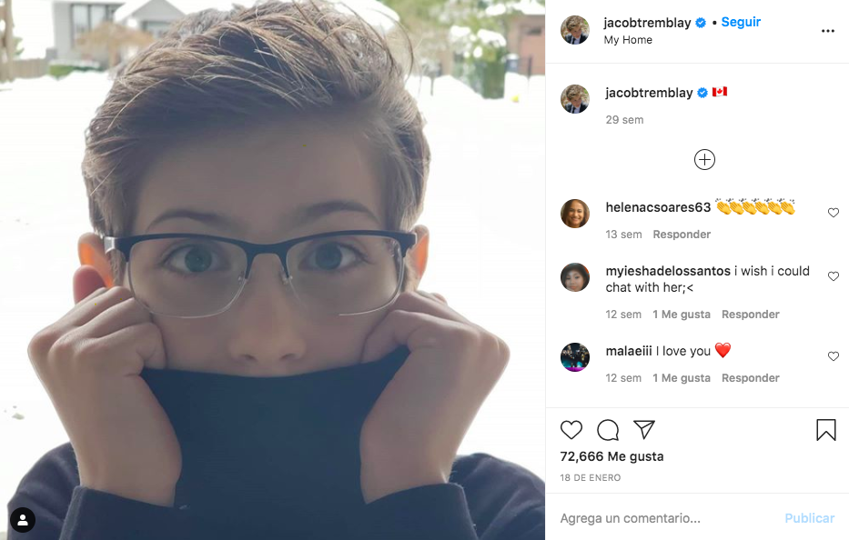 Jacob Tremblay, protagonista de la película Wonder