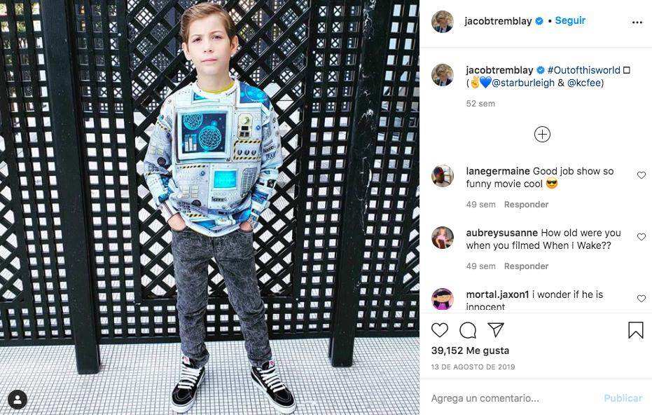 Wonder: Jacob Tremblay, niño protagonista de la película