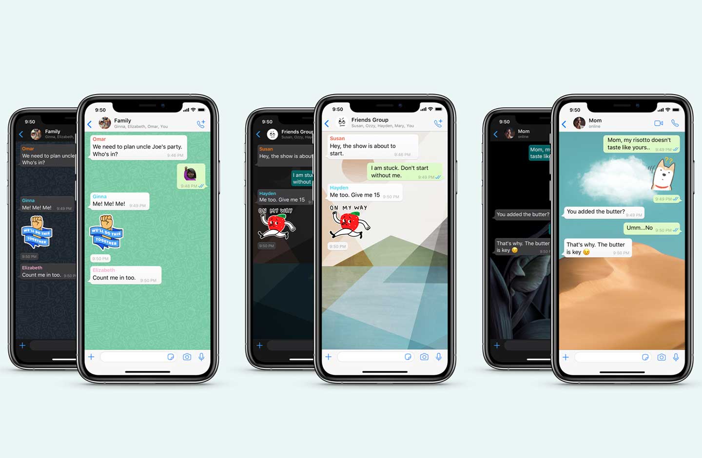 WhatsApp estrena nuevos fondos y stickers