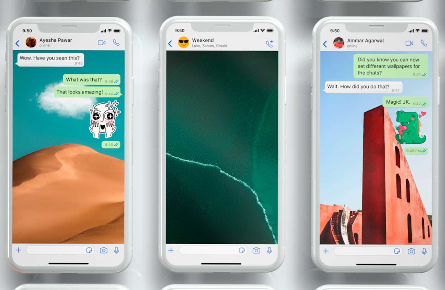 Nuevos fondos de WhatsApp