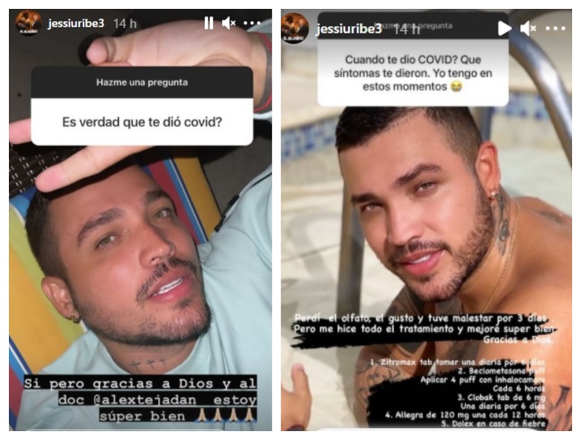 Jessi Uribe, post en Instagram