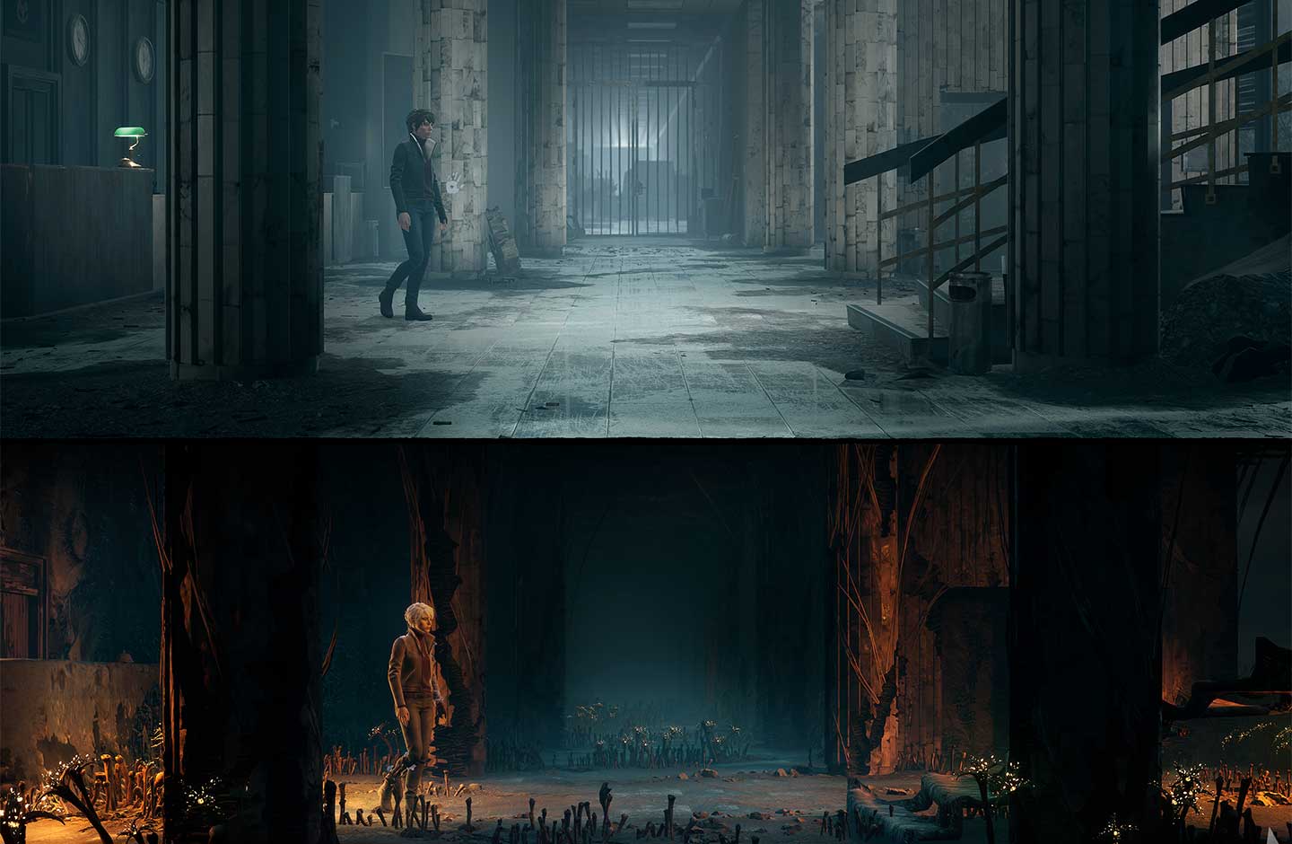 Escena del videojuego de terror The Medium