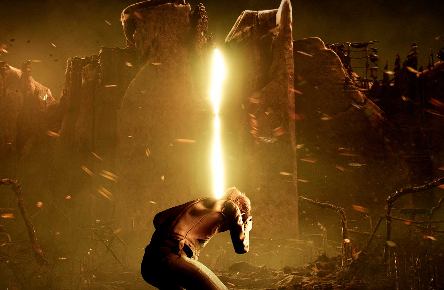 Escena del videojuego de horror The Medium