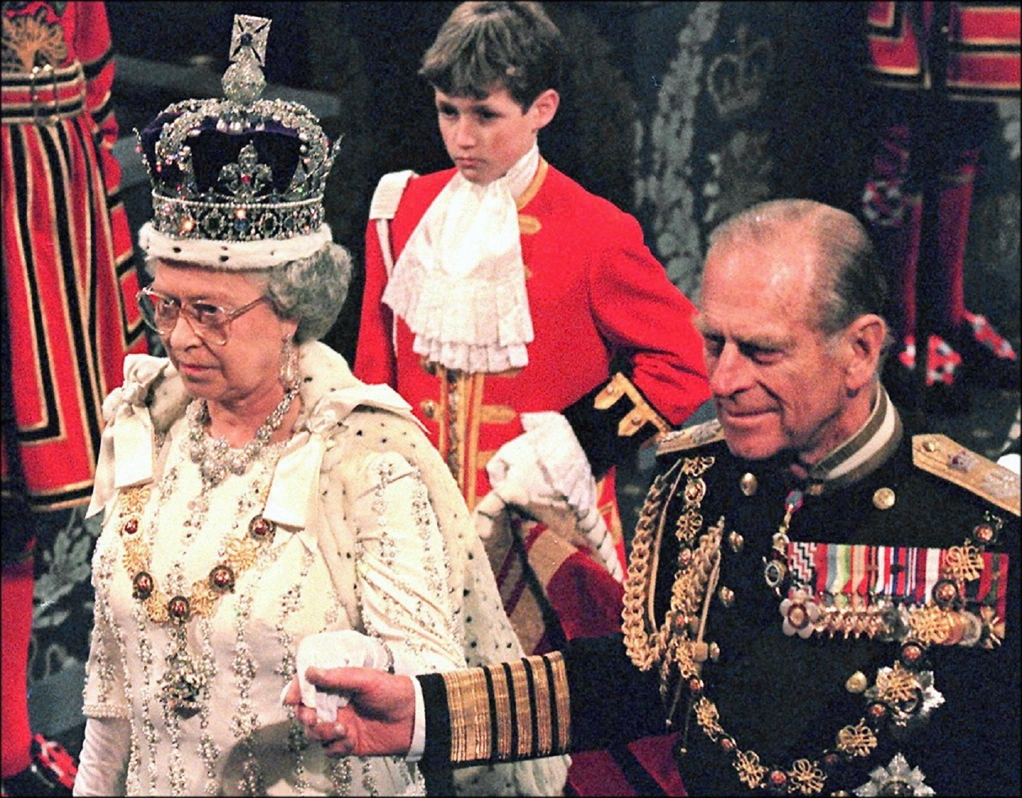 Reina Isabel y príncipe Felipe