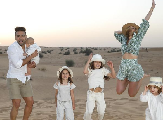Falcao, Lorelei y sus hijos