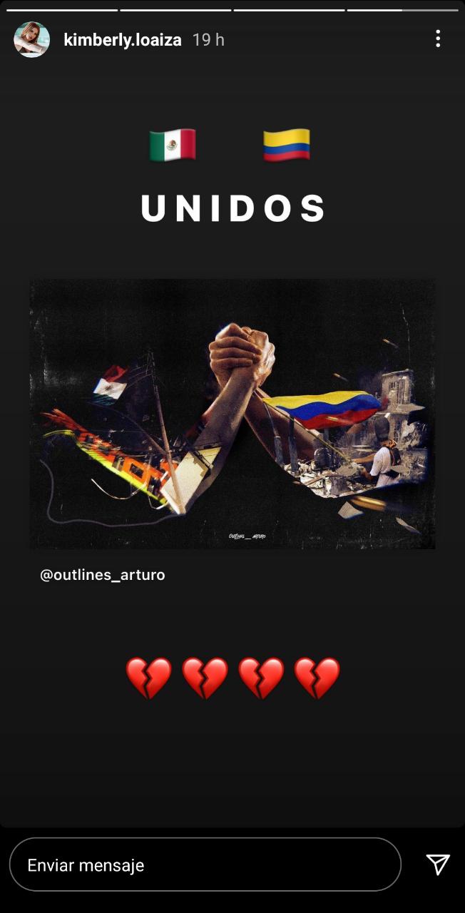 Kimberly Loaiza- Historias de Instagram