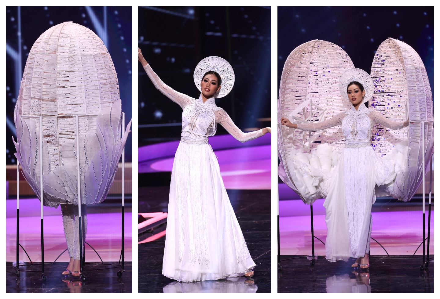 Miss Vietnam, Nguyen Tran Khanh Van en Miss Universo - desfile en traje típico