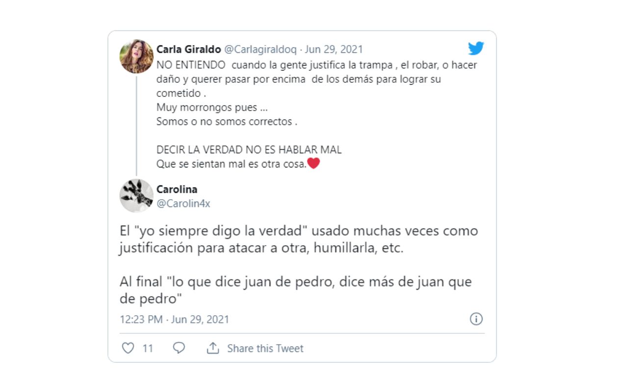 Carla Giraldo: Pelea en MasterChef Celebrity RCN con Liss Pereira