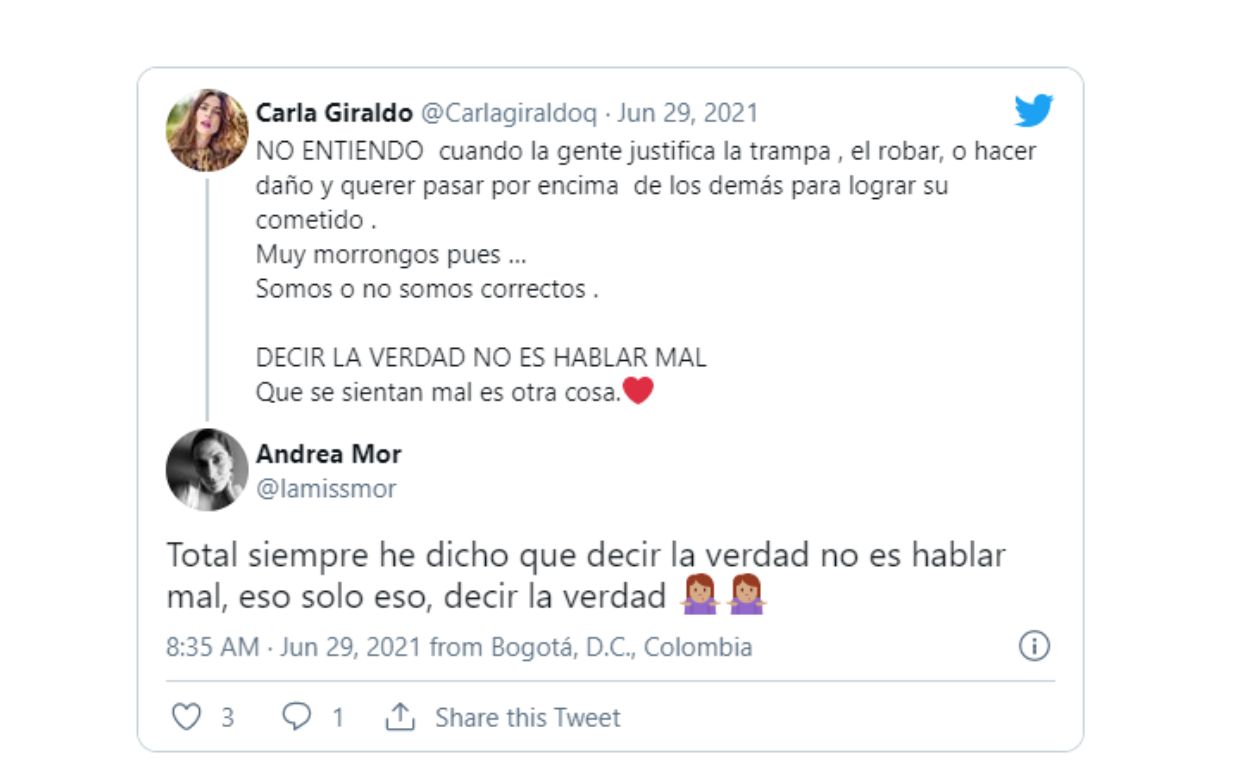 Carla Giraldo: Pelea en MasterChef Celebrity RCN con Liss Pereira