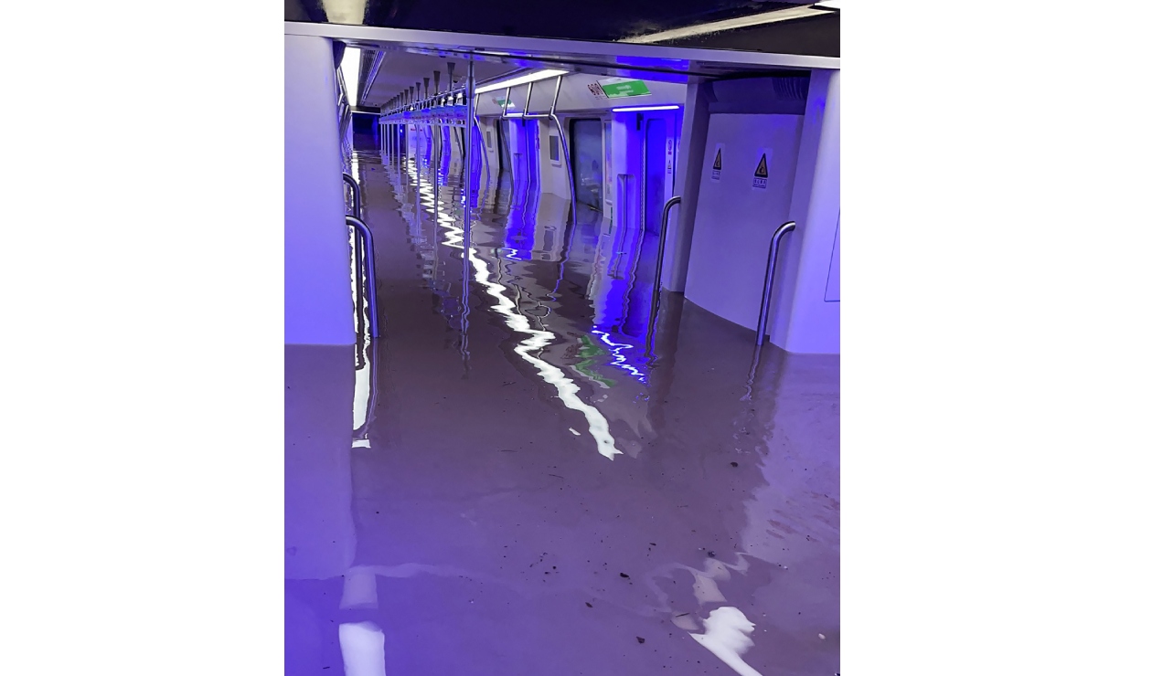 Inundación en Metro de China - Zhengzhou
