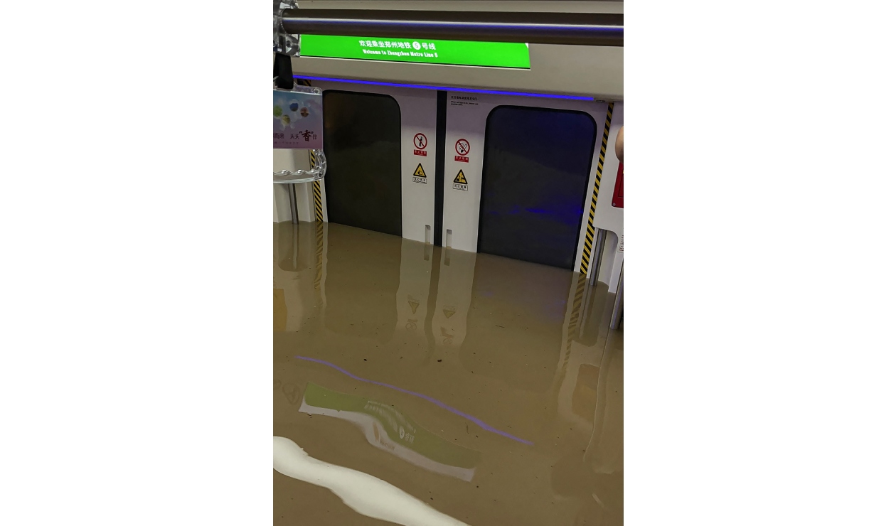 Inundación en Metro de China - Zhengzhou