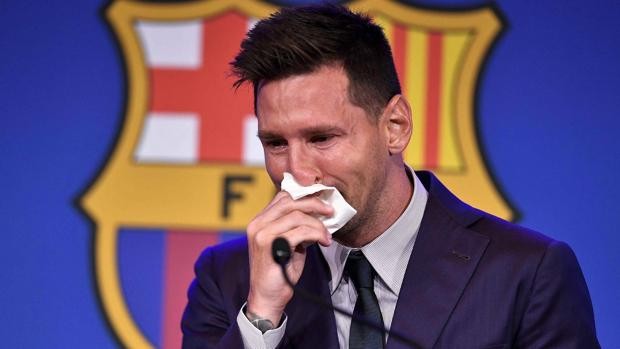 Messi se despide del Barcelona