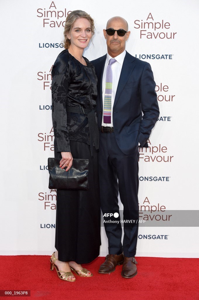 Stanley Tucci y su esposa Felicity Blunt
